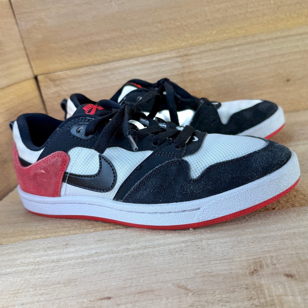 Nike SB Alleyoop GS University Red Kids Youth Skate Boarding Shoes CJ0883-102